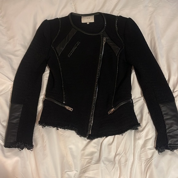 IRO Tailored Fringe-Trim Jacket - Picture 4 of 6